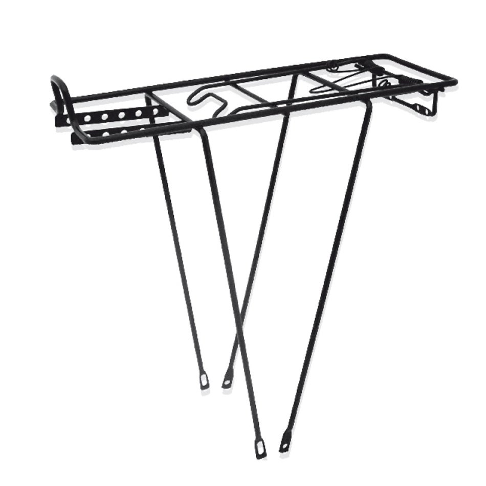 Rear Rack CITY BIKE 26/28" Black Steel