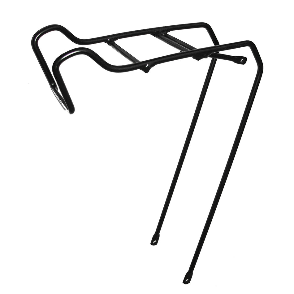 Front Rack 28" Aluminum - Headlight Mount Black