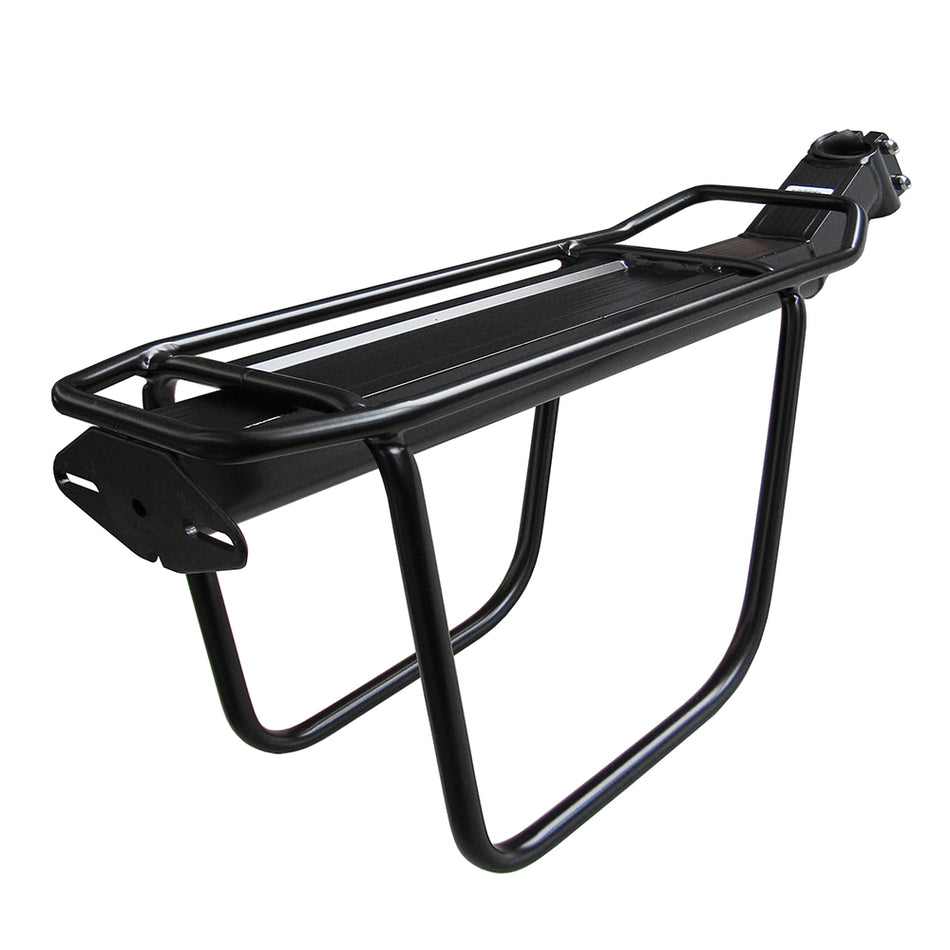 Seatpost Rack Base: 370x130mm Black Aluminum max31.8mm