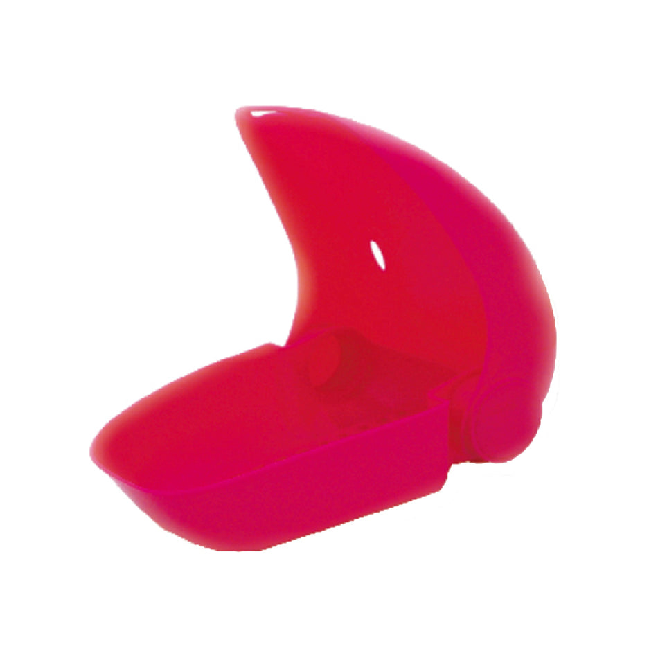 Hinterbaukasten aus Kunststoff - Befestigung am Rahmen und Halterungen Rosa