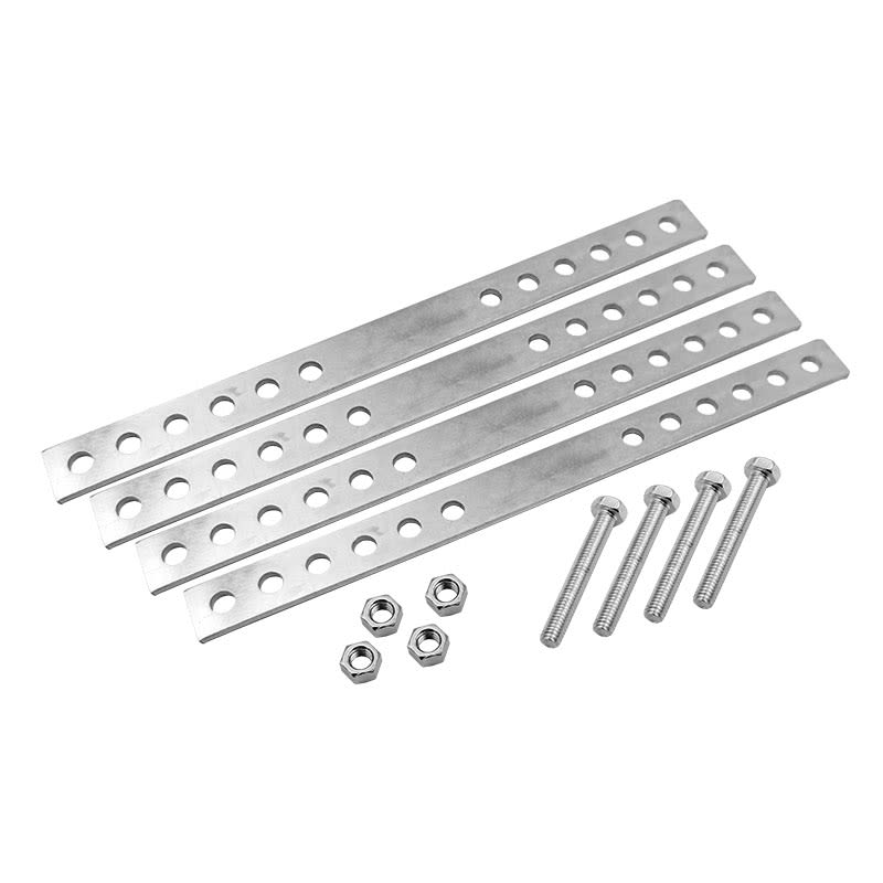 Basket Mounting Plate (4 Pieces) Silver