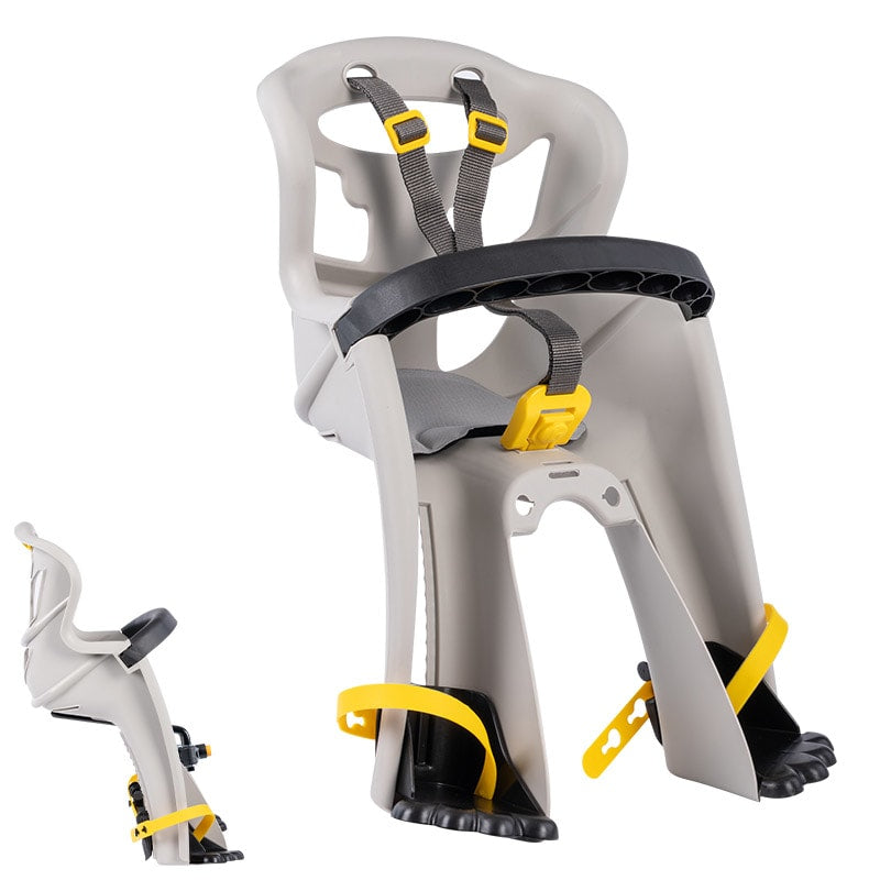 Front Child Seat TATOO Handlefix Mount with Handlebar Light Gray