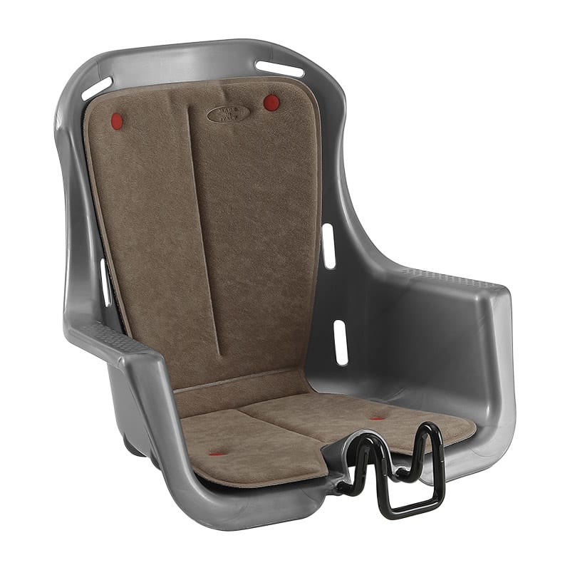 Front Child Seat LUNA Padded Seatpost Mount Gray