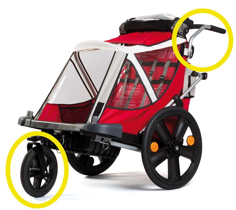 B-TRAVEL Urban Conversion Kit for 12" Wheel + Handlebar