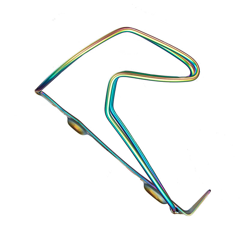 Flaschenhalter TIFLY CAGE aus 100% Titan Oil Slick