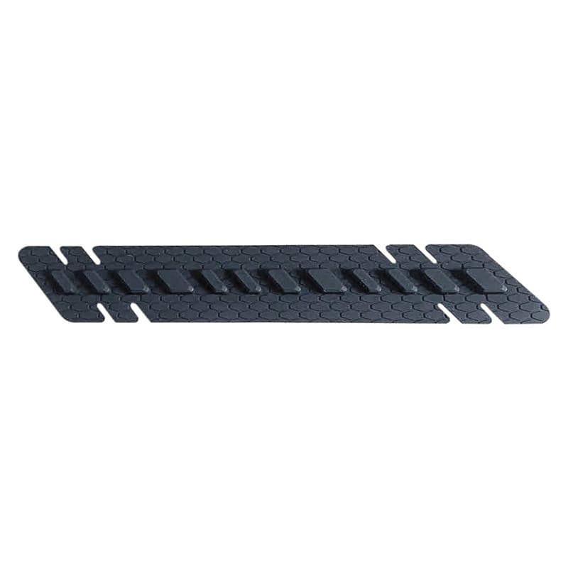Kettenstrebenschutz Aufkleber Schwarz 240x41mm aus Silikon