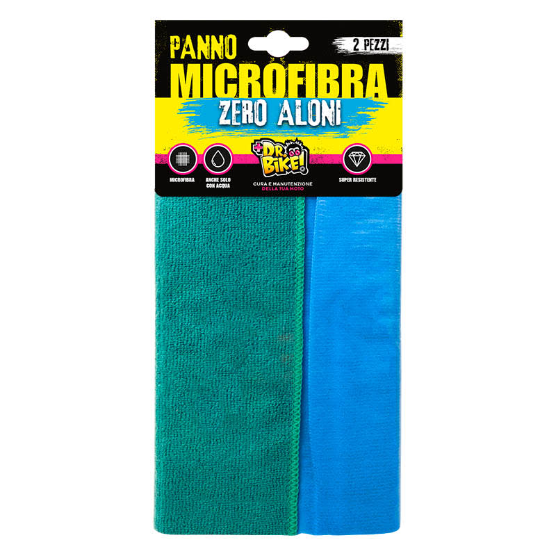 DR.BIKE CARE & CLEANING - Microfiber Cloths - Streak-Free - 2 Pieces