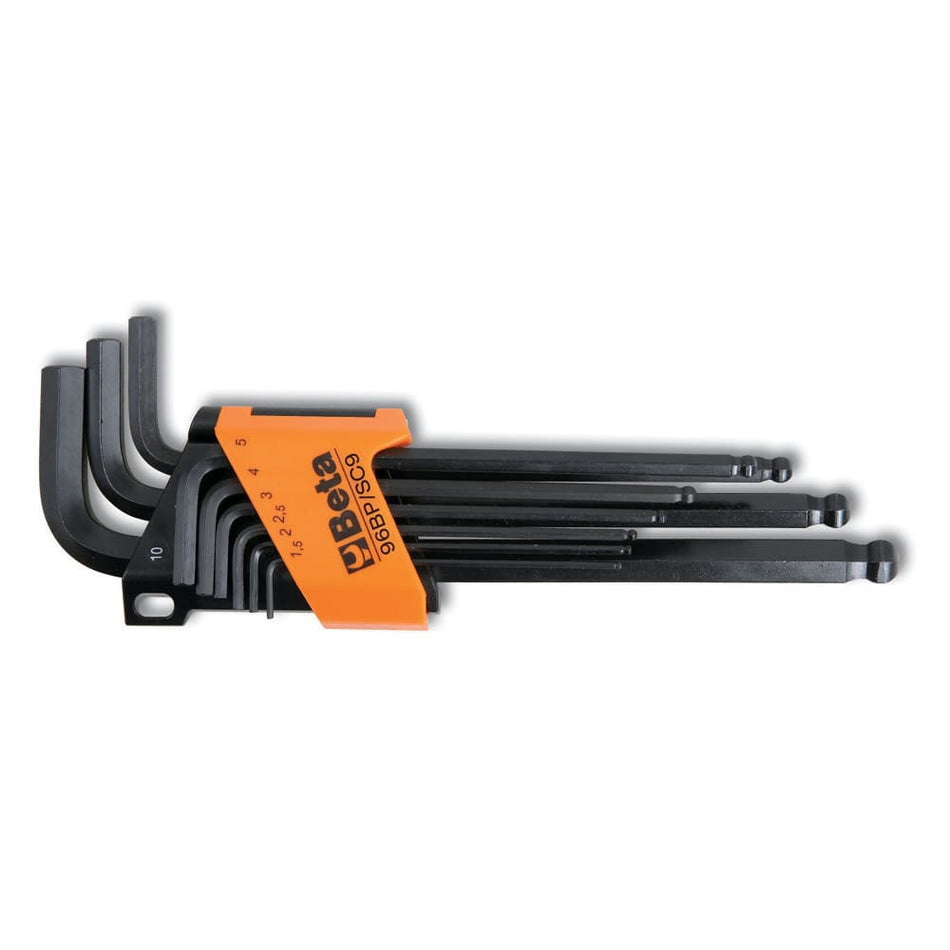 Hex Key Set with Ball End 9PCS from 1.5mm