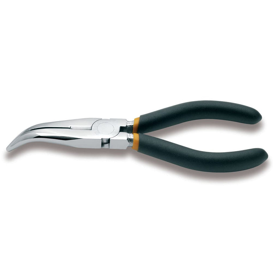 Pliers 54mm with Bent Half-Round Tips - Blister