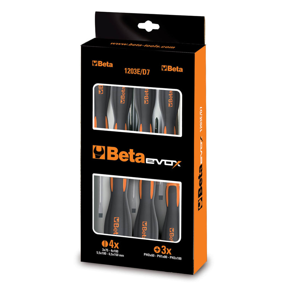 EVOX Screwdriver Set 5PCS (0.6x3.5/1x5.5/1.2x6.5mm) - Blister