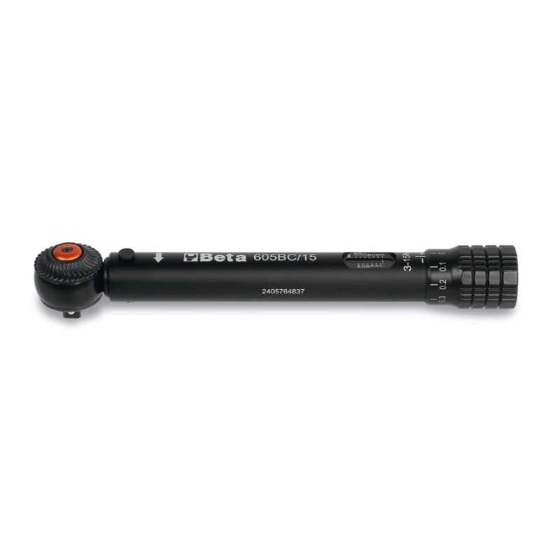 Click Torque Wrench 175mm x 3/15Nm 1/4" Bit Holder
