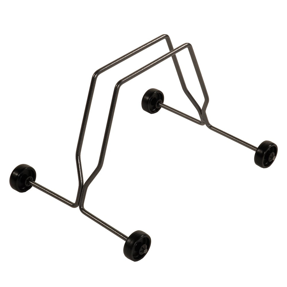 Steel RACK Stand With Wheels Black