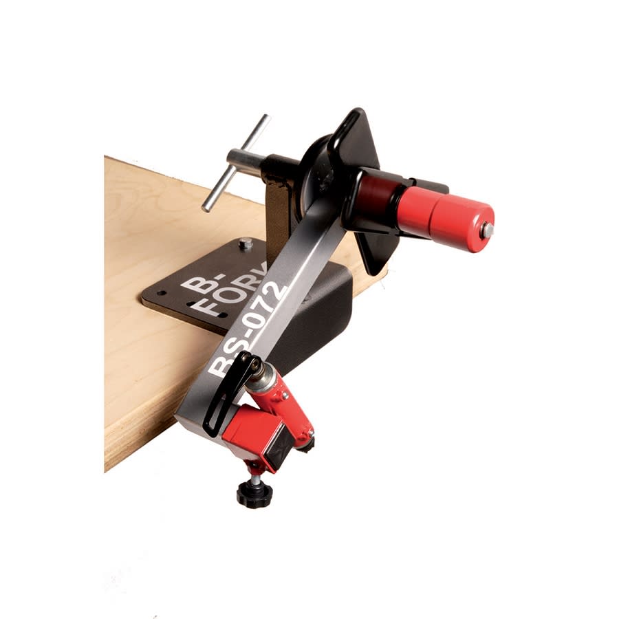 Fork Maintenance Vise + 15/20mm Thru-Axle Adapters Black