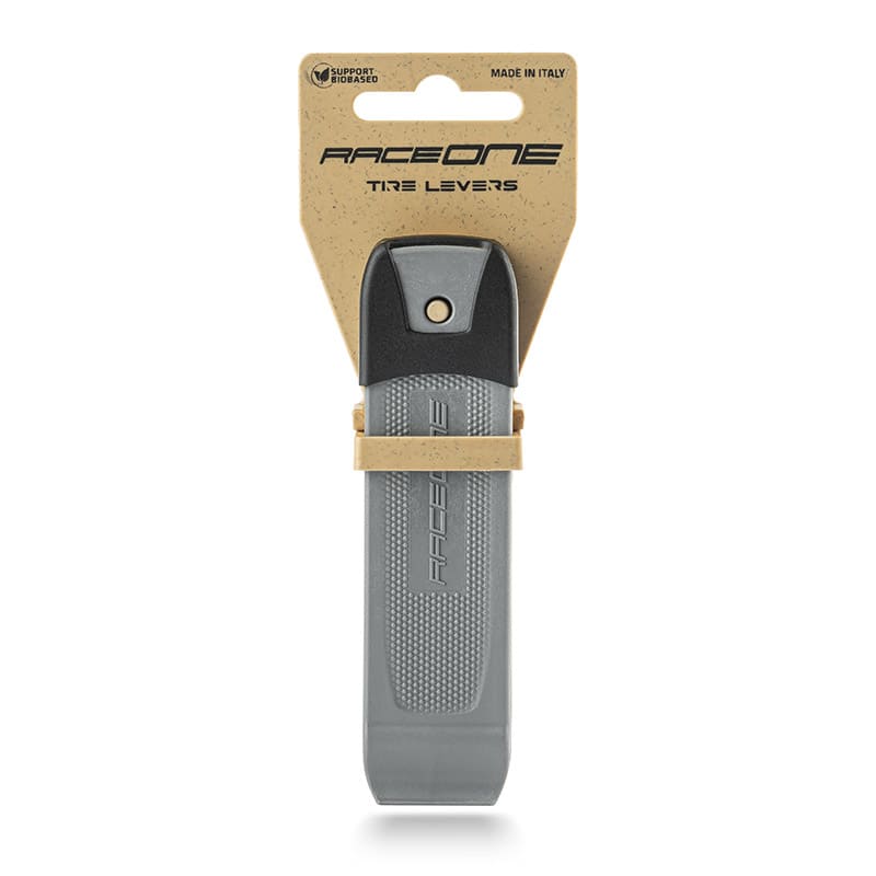 RACEONE Flat Gray Tire Levers - (3 Piece KIT) Hangable