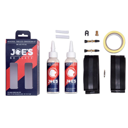 KIT di Conversione Universale Joe's 40mm per Ruote + Valvola PRESTA
