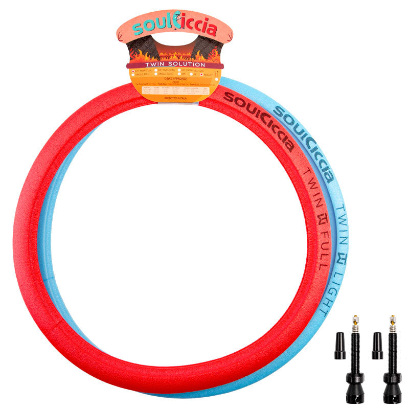SOULCICCIA (SET) 27,5"x43mm Twin Full+Light (2 Stück) + 2 TBL-Ventile