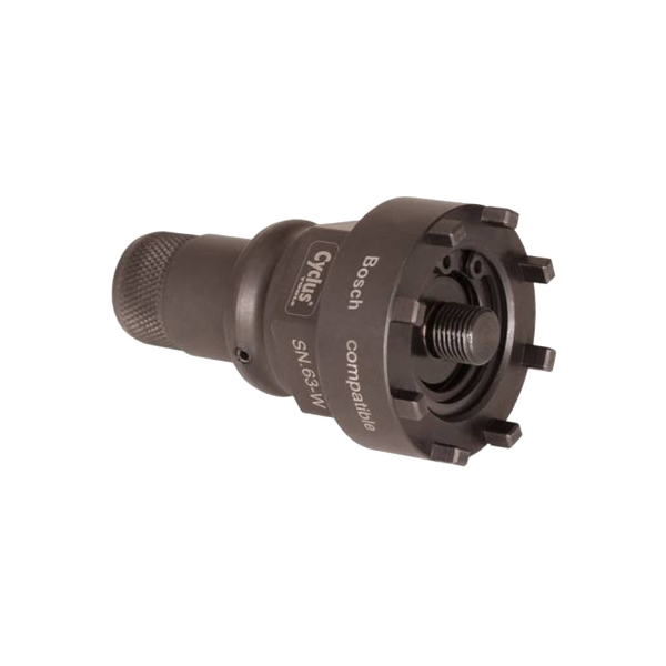 Bosch - Montagewerkzeug für Bosch Gen 3, Locknut Spider Active Line Plus mit Rückholfeder (Cyclus Snap. im Mechanismus verhindert, dass das Werkzeug