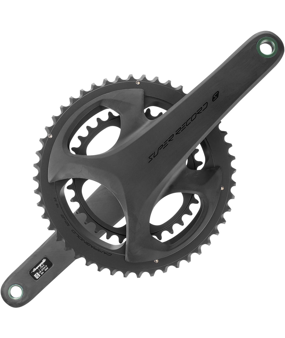Kurbel Campagnolo Super Record S WRL Pro-Tech Carbon 12v. mit Leistungsmesser