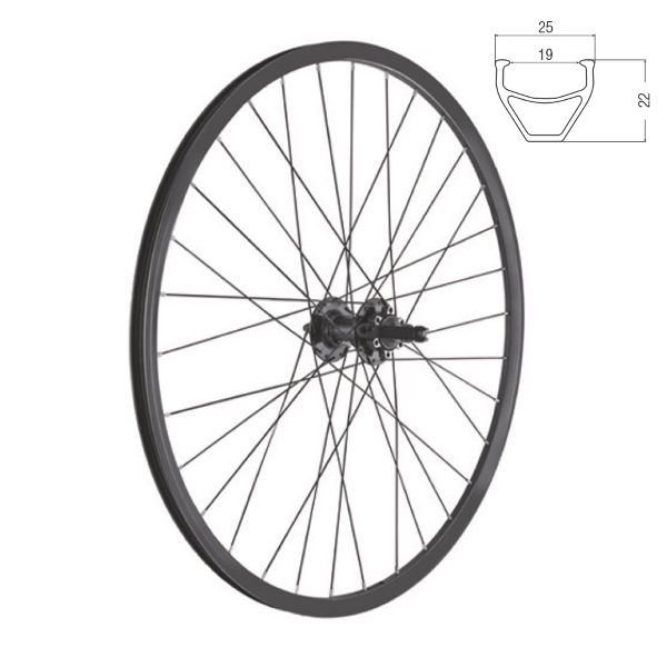 Easy - Rear wheel Kommando 2.0 Mtb i19 Disc 26" - SH11/HG, Center Lock