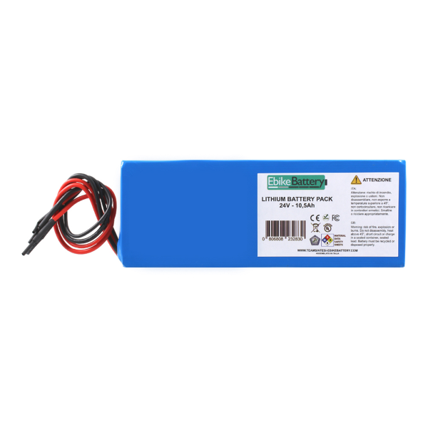 Ebike Battery - Lithium battery pack for e-bike 24V 10.5Ah