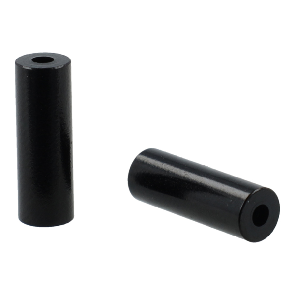 Elvedes - HÜLSENKAPPE D.3,65/4,05X12MM - 50 STÜCK, ALUMINIUM, SCHWARZ