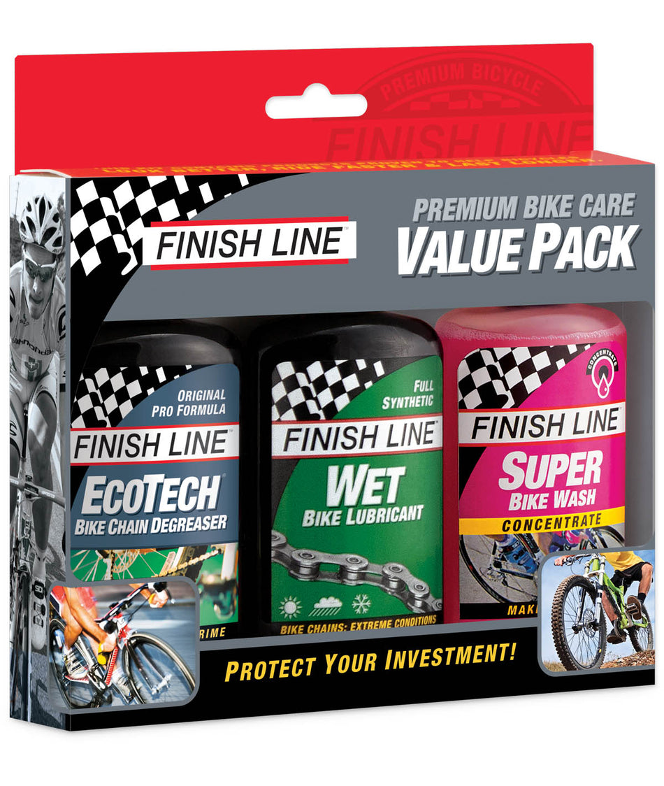 Finish Line Value Pack kit 3 products of 120 ml