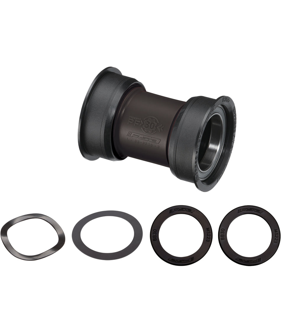 Reduzierstück von PF30 auf 19 mm Achse (Omega) NBD schwarz EL256