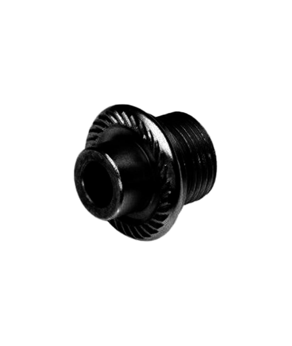 Fulcrum hub axle pivot screw front