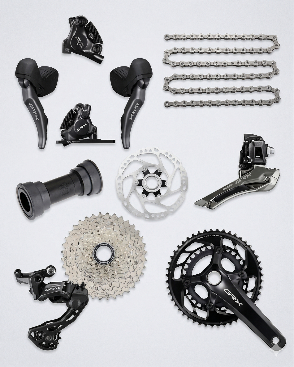Shimano GRX RX820 2X12s Disc Groupset
