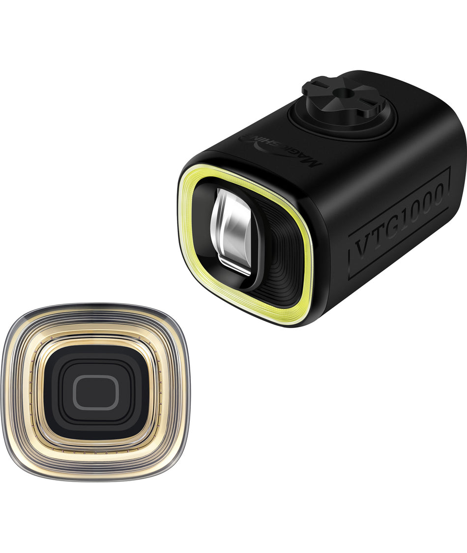Magicshine LED-Lichtset VTG 1000 schwarz + VTG 50 Combo für Brompton