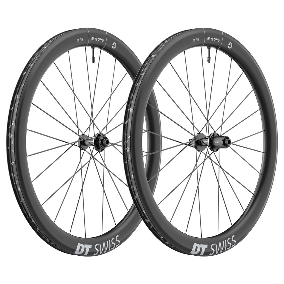Pair of DT-Swiss GRC 1400 Dicut 50 Disc Wheels