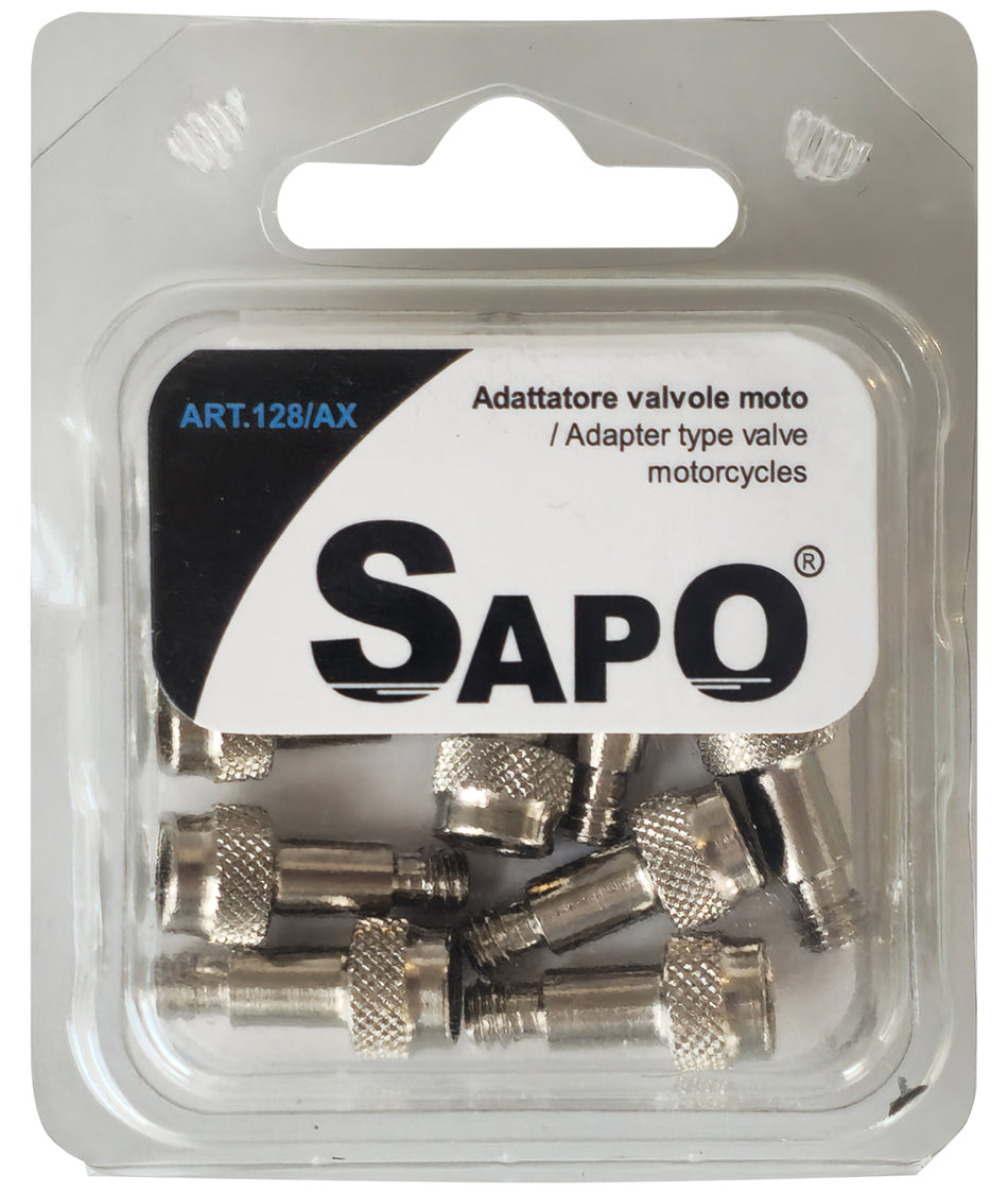 Adapter-Blister für Schrader-Motorradventile (10 Stück)
