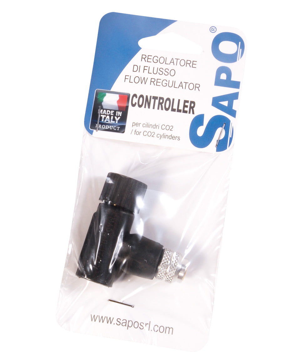 Sapo CO2-Regler mit aufschraubbarem Presta-Anschluss