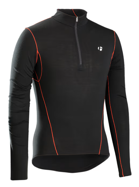 Bontrager B3 Langarm Unterhemd mit 1/4 Reißverschluss