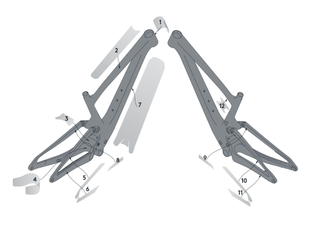Kit de protección de cuadro de Syncros para Spark Carbon