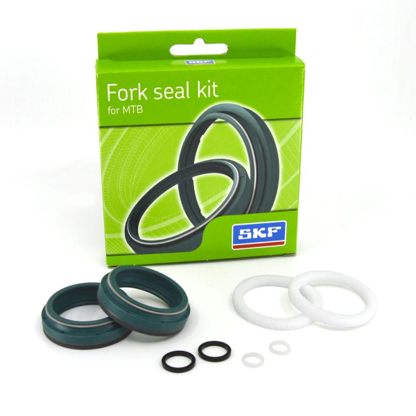 Skf - FOX-Dichtungen 38mm für alle Modelle ab 2020, enthält Dichtungen, Schwämme und O-Ring für Gabelschraube