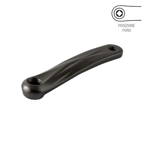 Sunrace - Linke Kurbel ALUMINIUM M500 VIERKANTACHSE