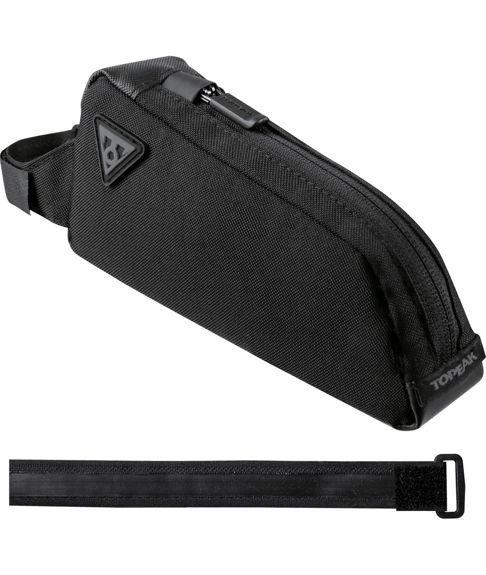 Topeak Fastfuel Bag Bolt-On Horizontal Tube Bag (above) (0.5L) with Black Velcro Straps