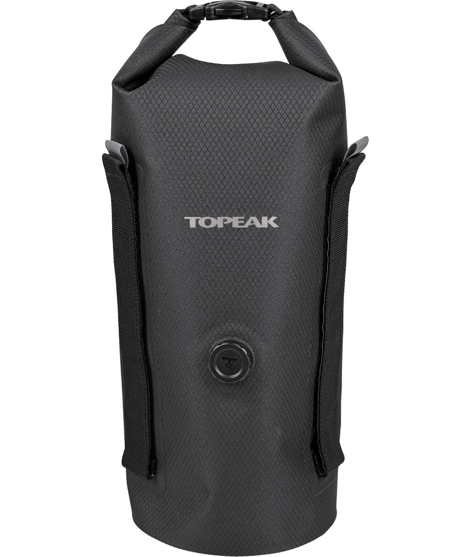 Topeak Vordere Seitentasche Fork Drybag (4,0l) wasserdicht schwarz kompatibel mit Versacage-Halterung