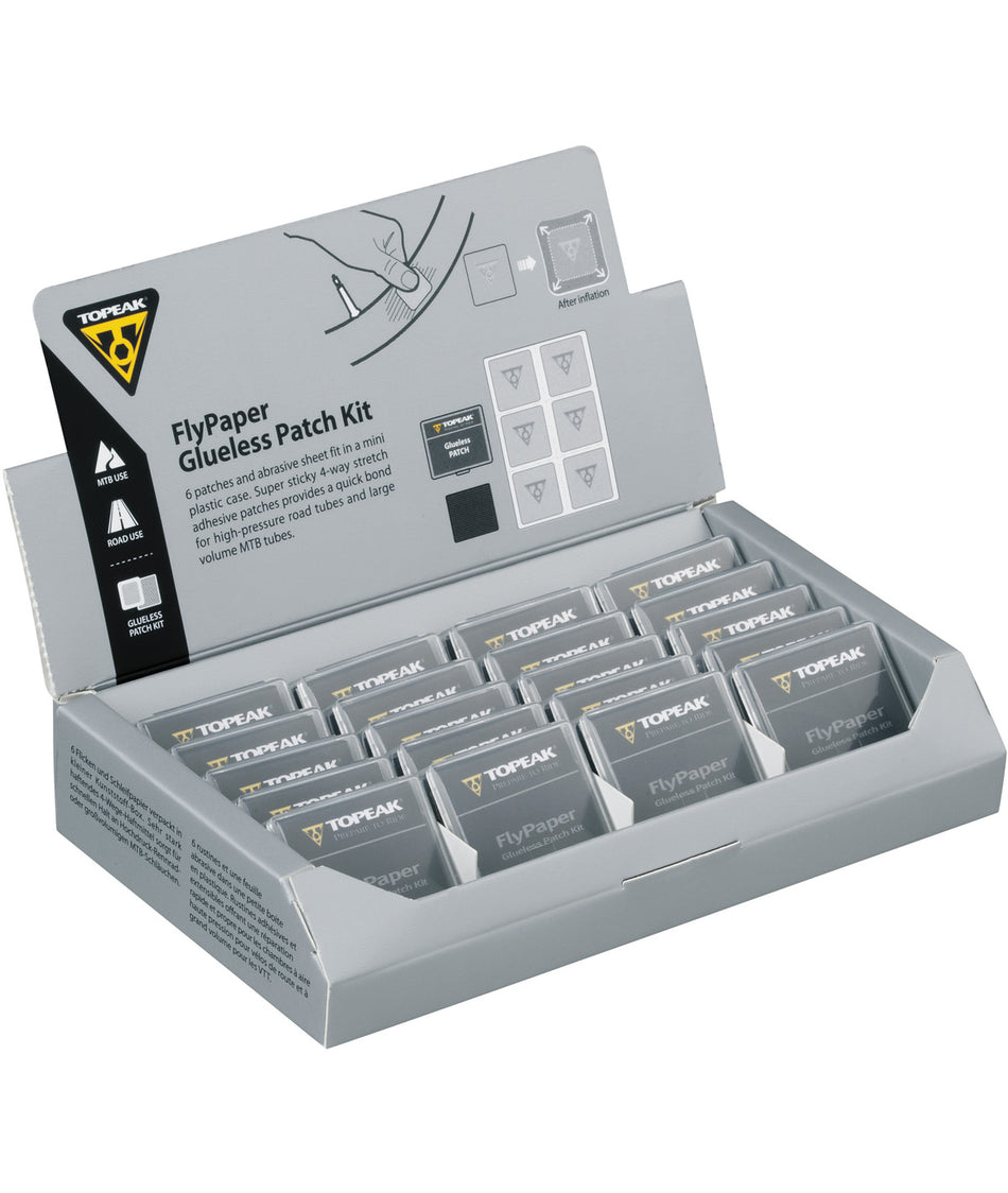 FLYPAPER KLEBERFREIES FLICKSET Topeak Theken-Displaybox 20 Stück