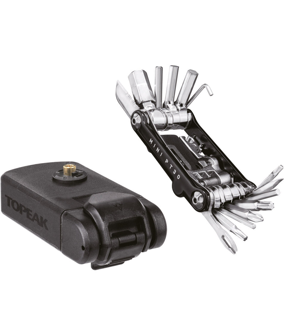 Topeak Ninja Master+ ToolBox PT30 with Mini PT30 multi-tool