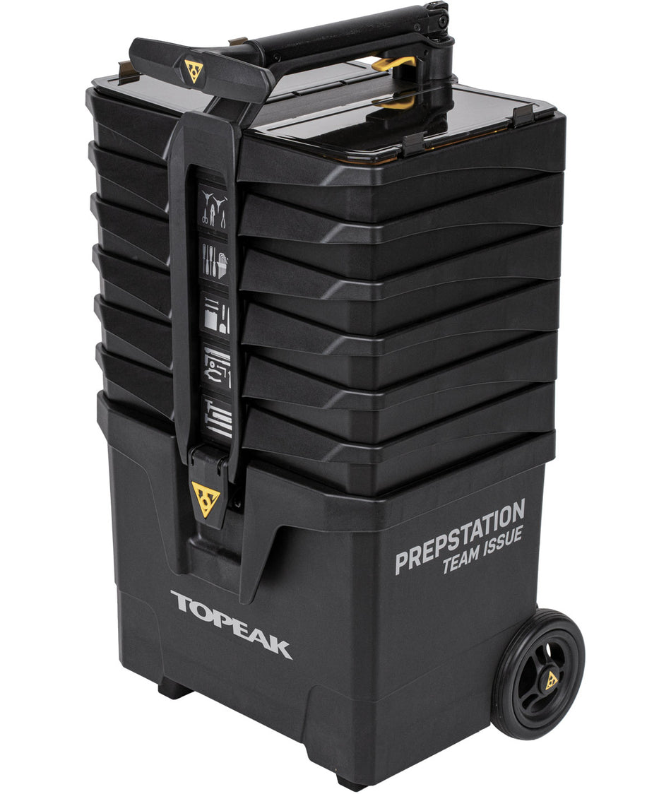 Topeak Werkzeug-Trolley Prepstation team issue mit 47 Profi-Werkzeugen