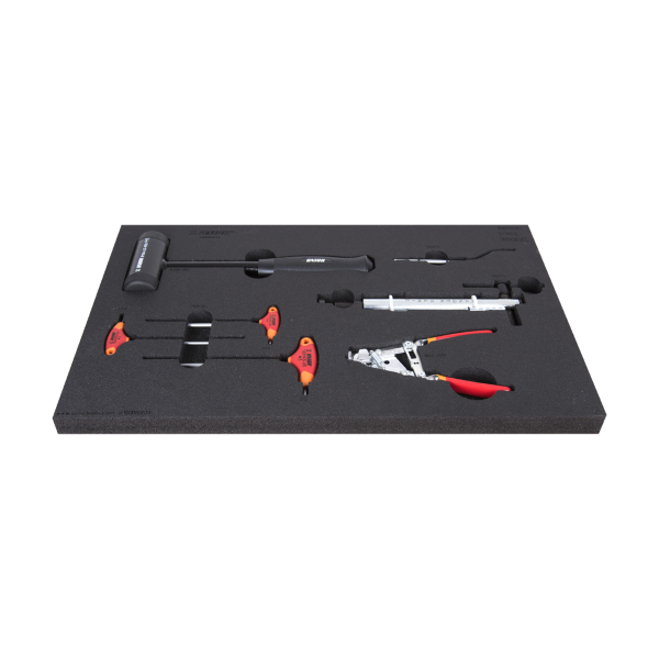 Unior - Tool set 1600SOS13-US in SOS tray for narrow drawer cabinet