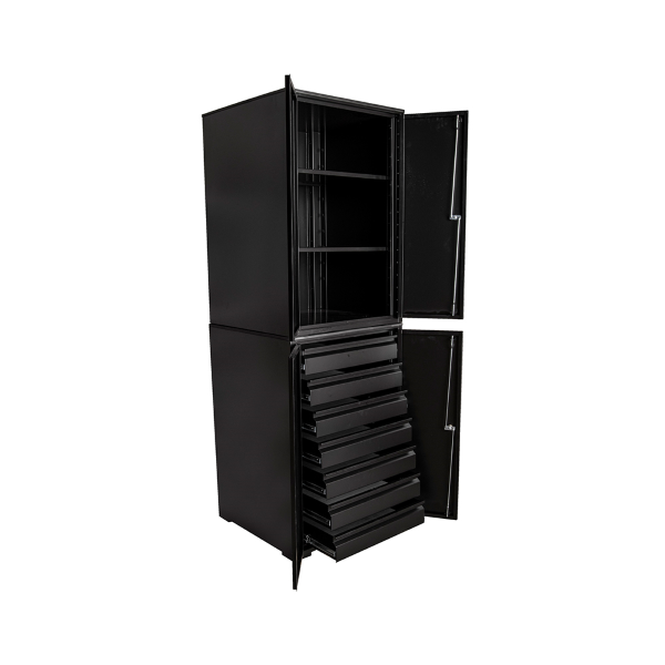 Unior - Double tool cabinet 949-BLACK - Black, height 2.03 meters