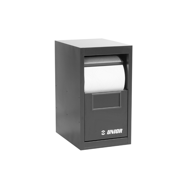 Unior - Paper roll cabinet and bin 990BIN-BLACK for modular workbench - Black