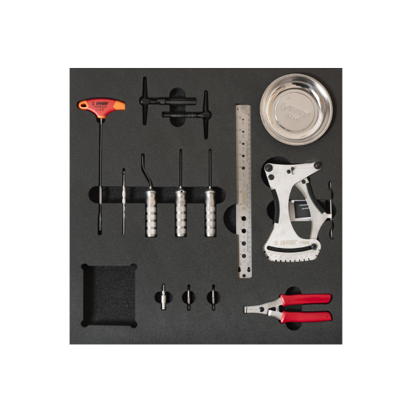 Unior - Tool set SET1-2600C in SOS tray for wide drawer - Wheel building tools