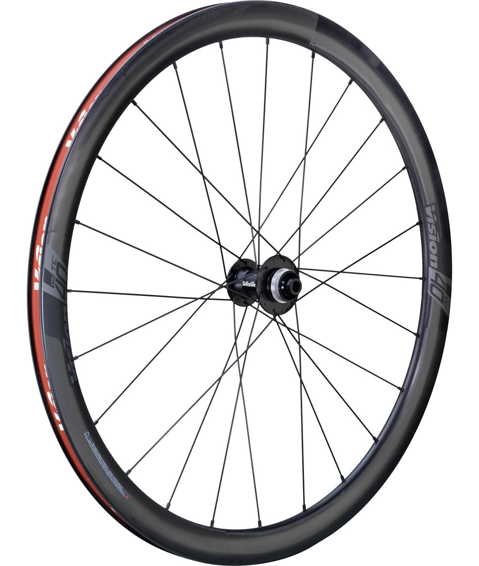 Laufräder Vision TC 40 DB Faltreifen Centerlock Tubeless