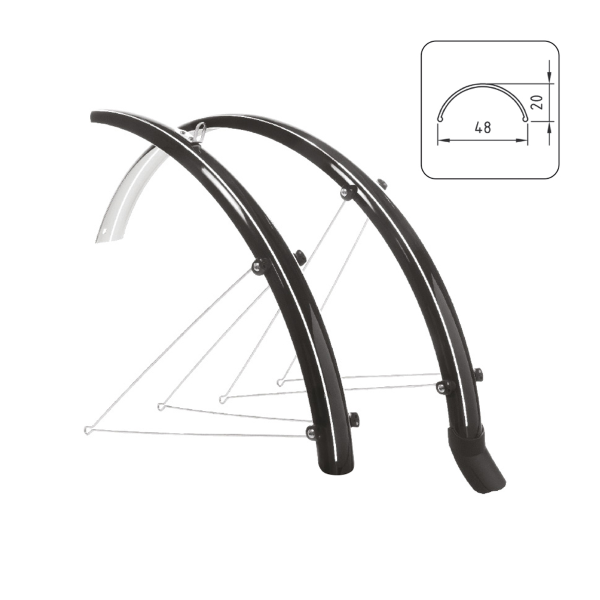 Wag - POLYCARBONATE fender kit WITH SPLASH GUARD
