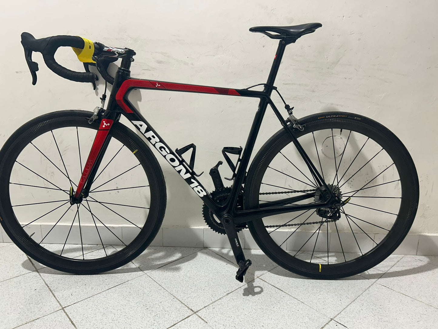 Argon 18 galio Rojo ETAP 11V (freno de borde) Cortes M - Usado