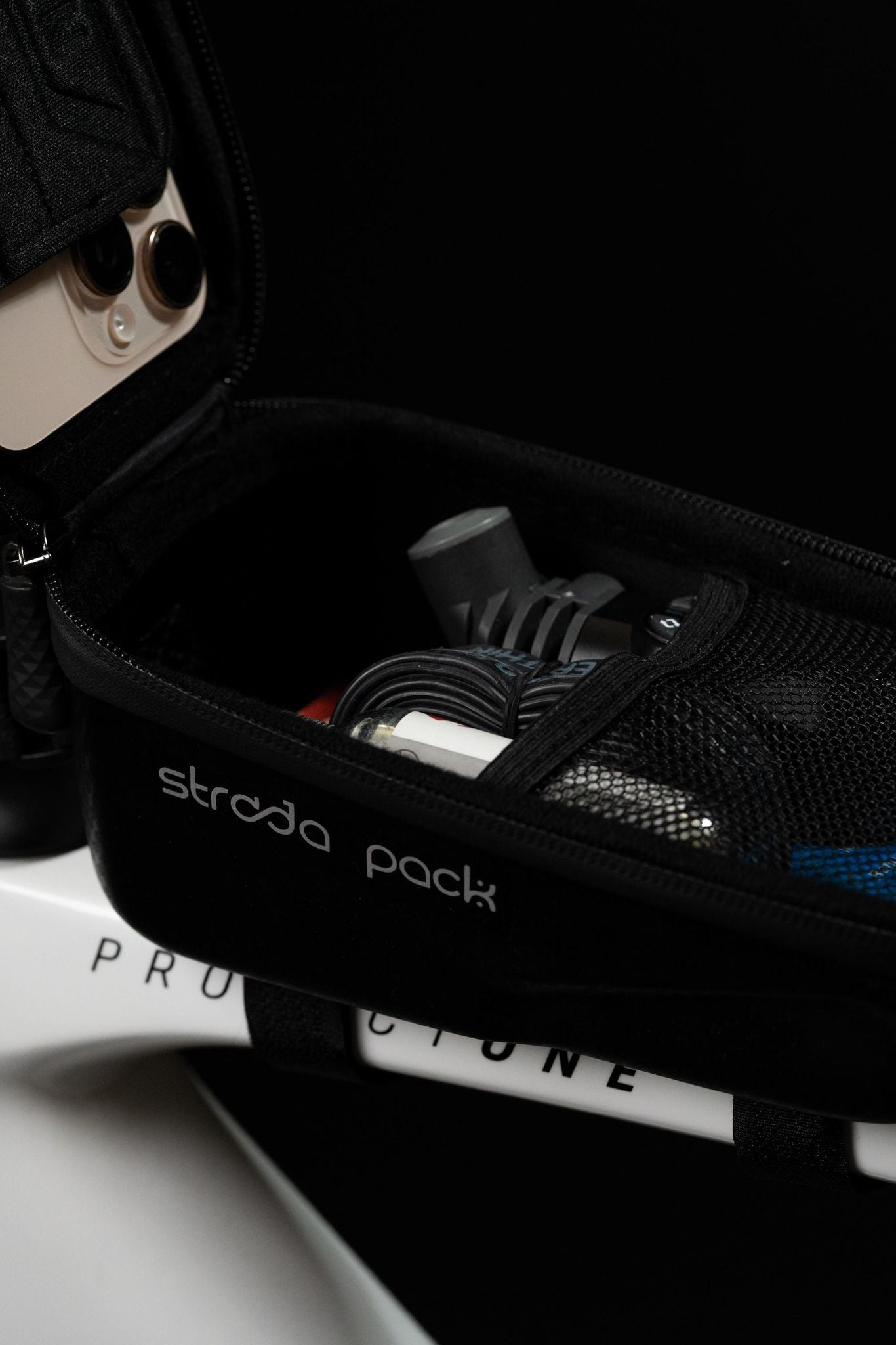 Borsa Tubo Orizzontale Portaoggetti/Telefono Strada Pack AC1